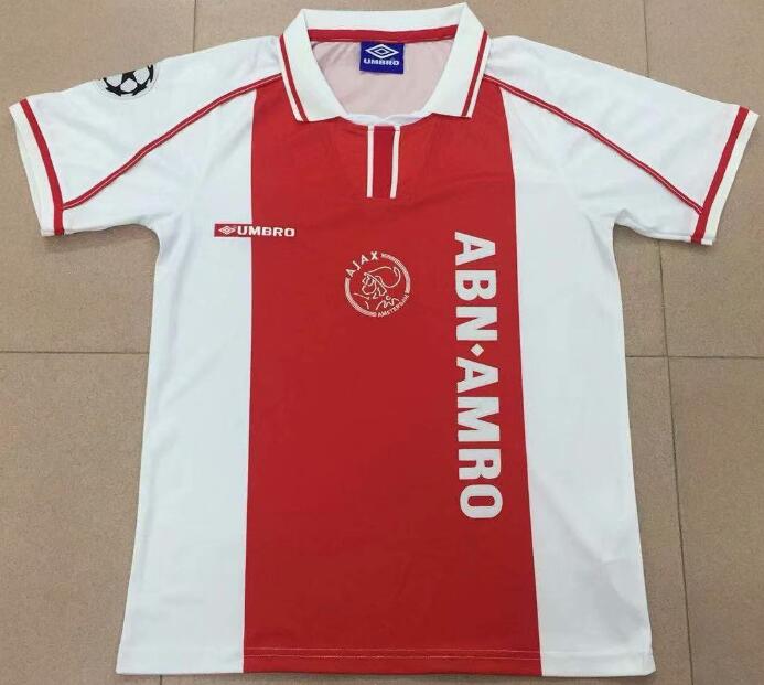 1998 Ajax Retro Home Soccer Jersey Shirt
